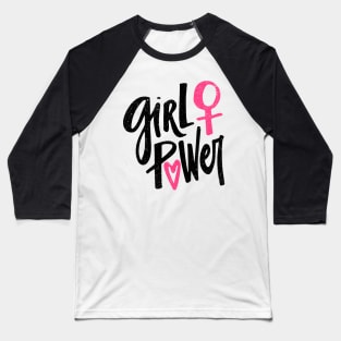 Girl Power Baseball T-Shirt